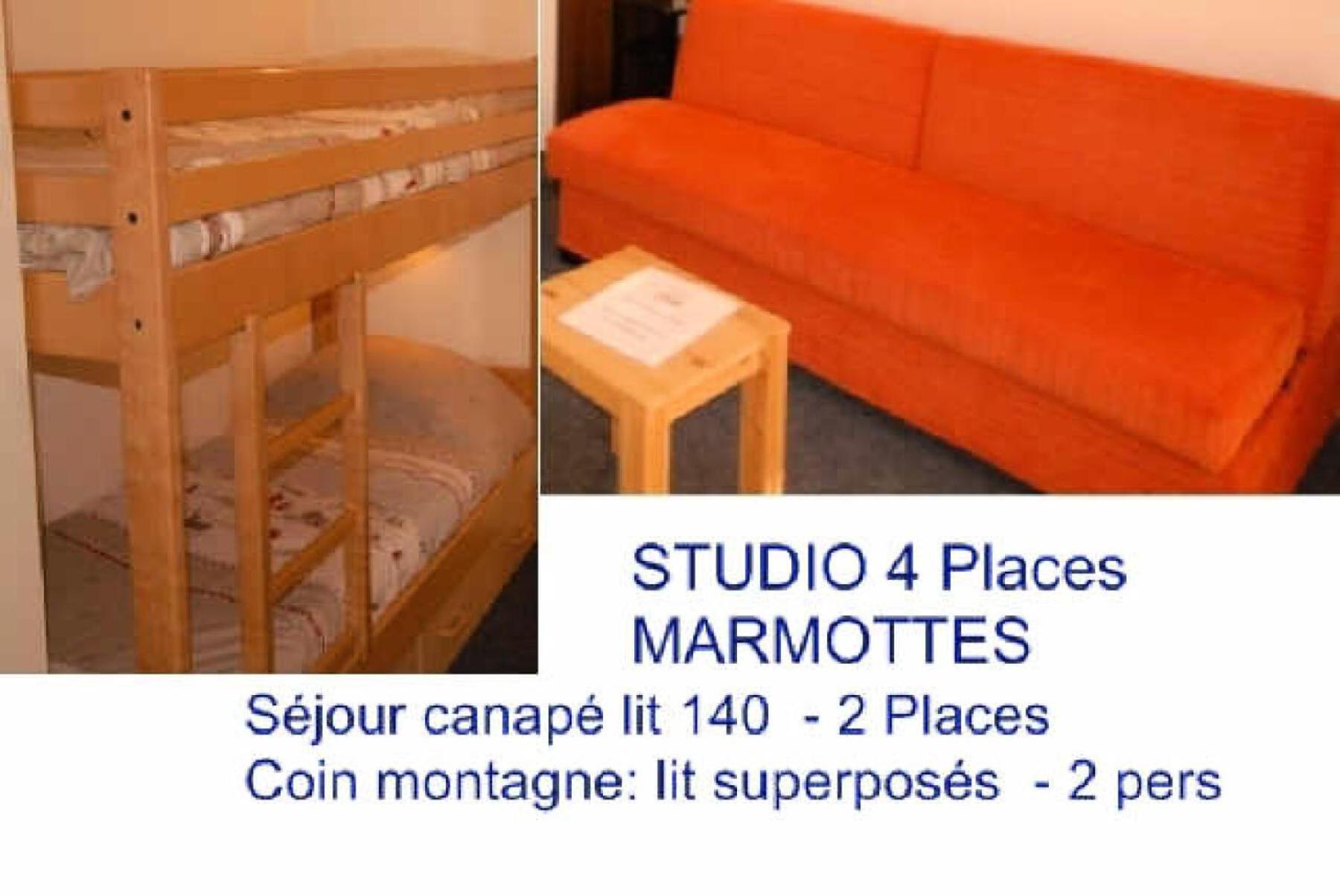 Residence Marmottes - Studio Pour 4 Personnes Mae-9004 Gourette Luaran gambar